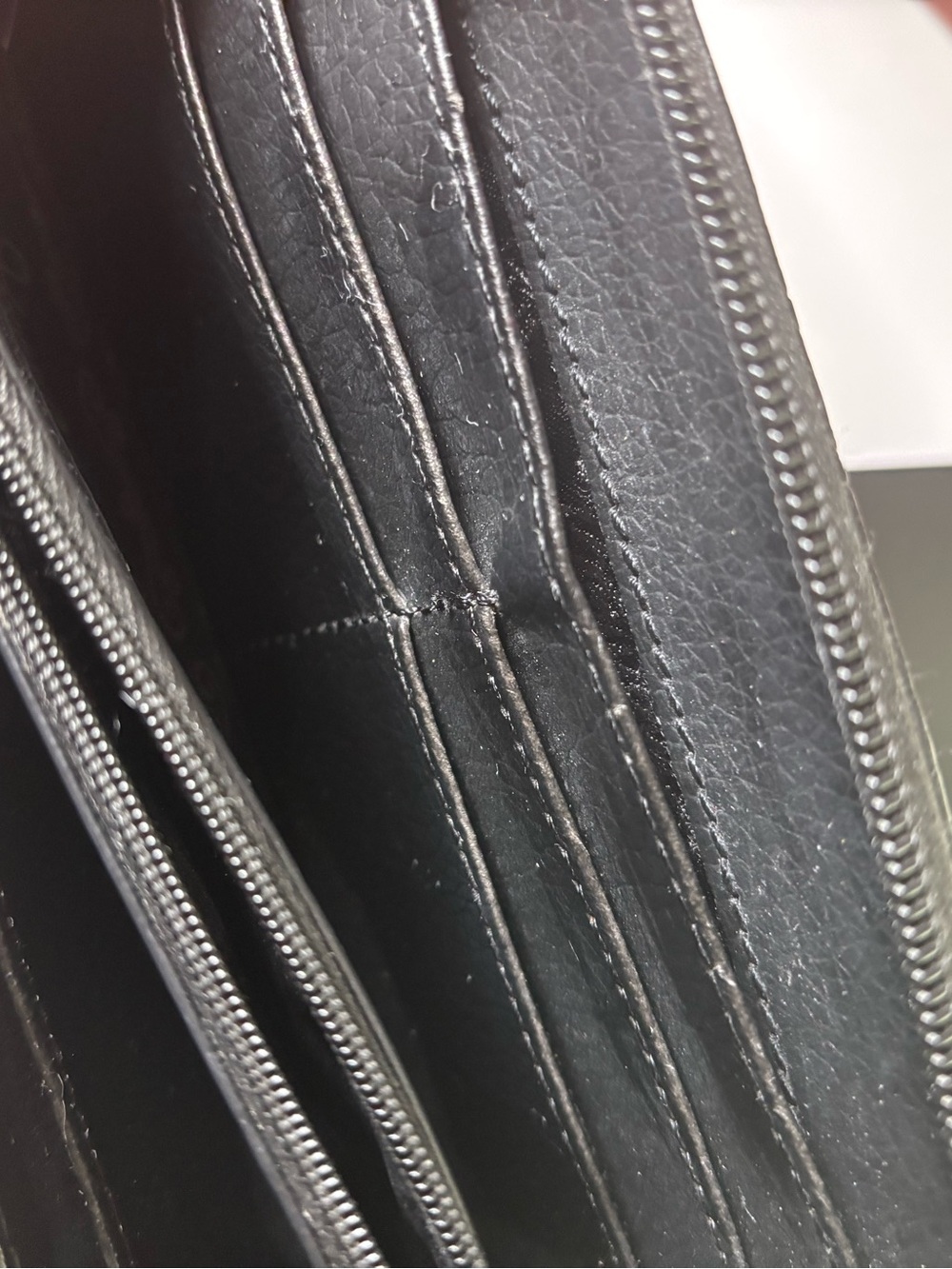 STEVE MADDEN Gray Logo Bar Wristlet with Removable Strap - Picture 6 of 8